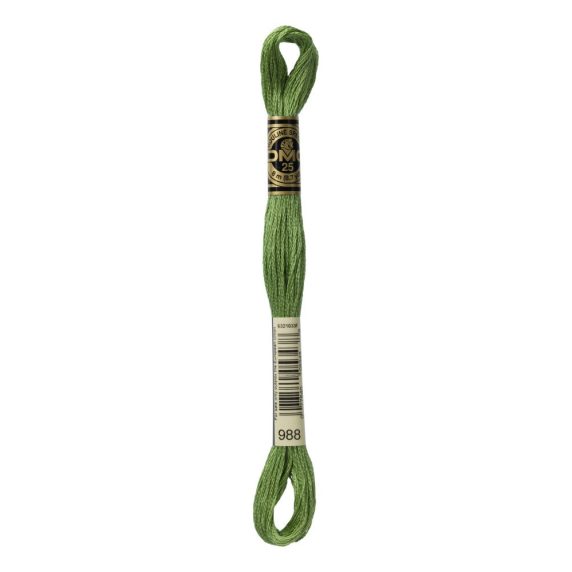 DMC hímzõfonal - 988-md forest green