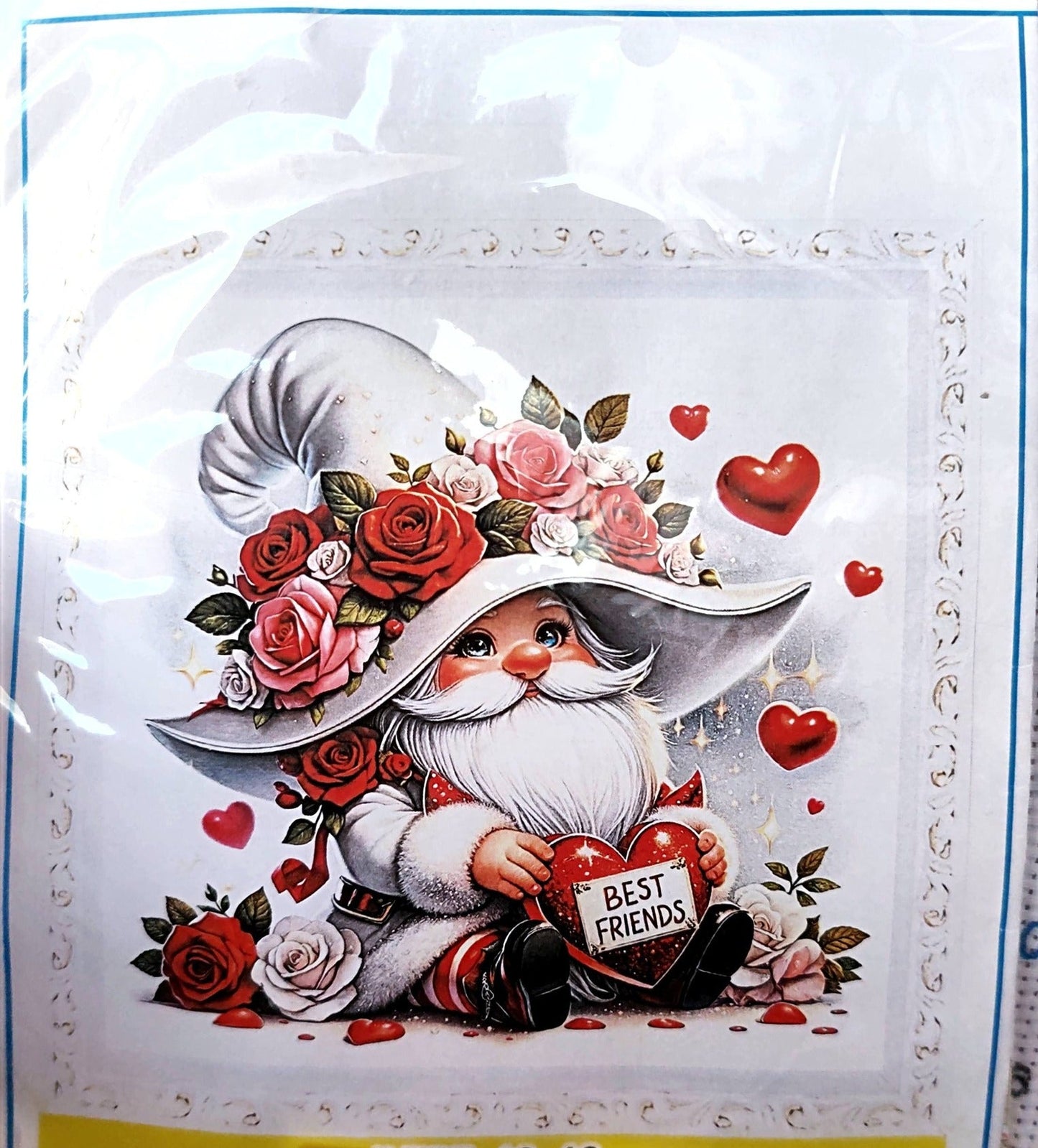 előnyomott keresztszemes