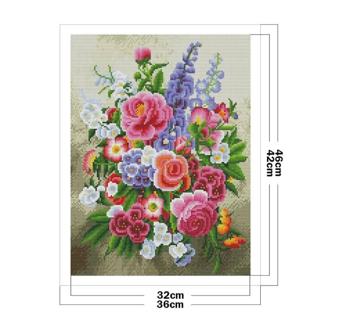 keresztszemes előnyomott készlet