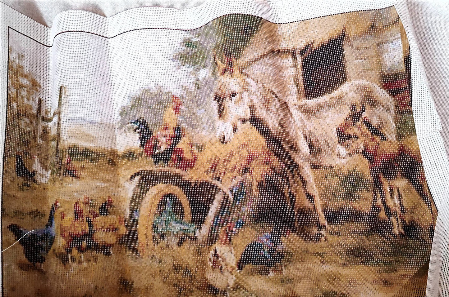 Szamár Keresztszems előnyomott minta