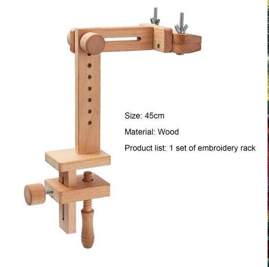 asztali fa hímzőállvány