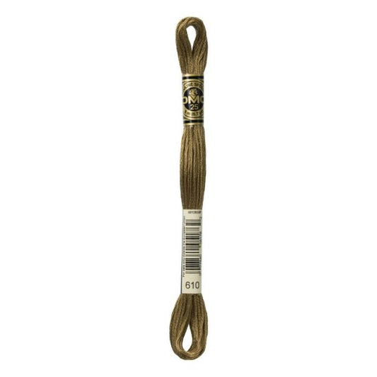 DMC hímzõfonal - 610-dk drab brown