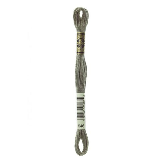 DMC hímzõfonal - 646-dk beaver gray