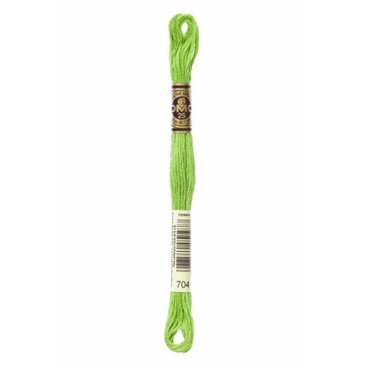 DMC hímzõfonal - 704-bright chartreuse