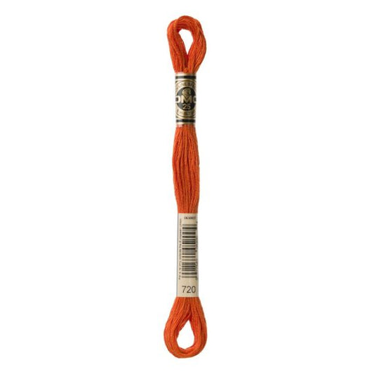 DMC hímzõfonal - 720-dk orange spice