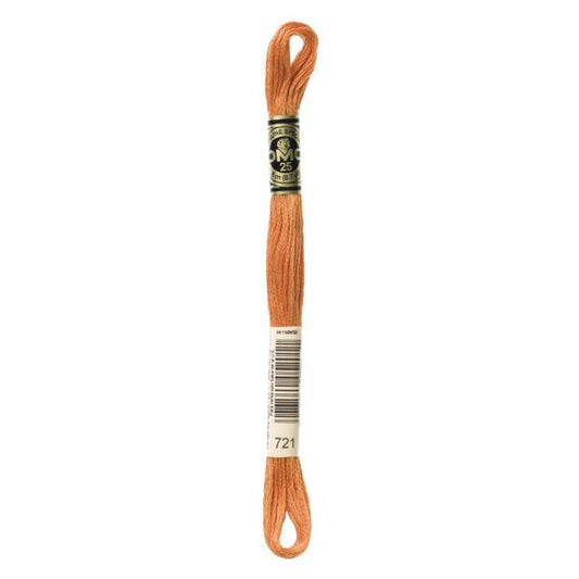 DMC hímzõfonal - 721-md orange spice