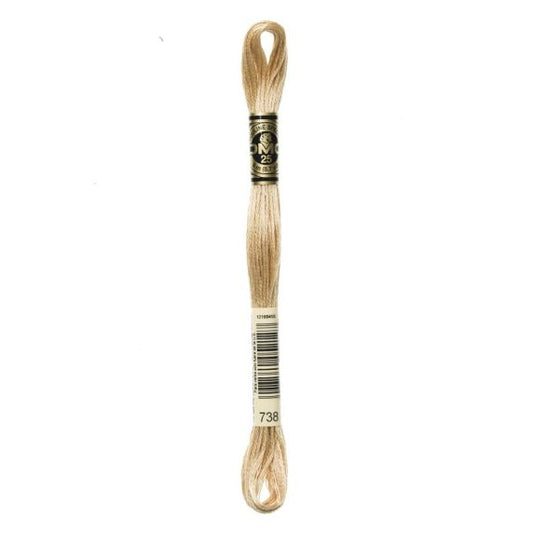 DMC hímzõfonal - 738-vy lt tan
