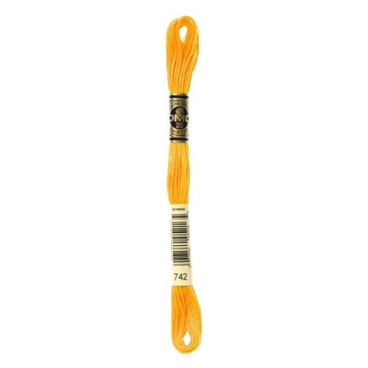 DMC hímzõfonal - 742-lt tangerine