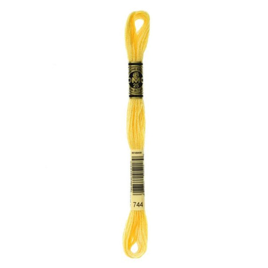 DMC hímzõfonal - 744-pale yellow