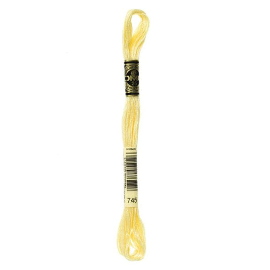 DMC hímzõfonal - 745-lt pale yellow