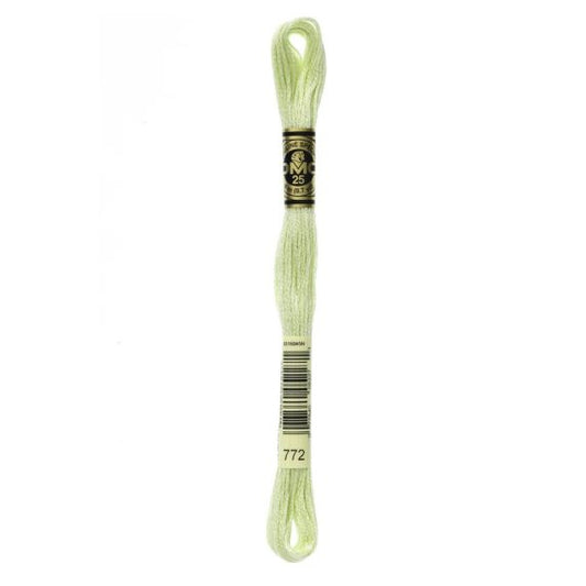 DMC hímzõfonal - 772-vy lt yellow green