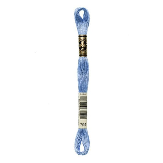 DMC hímzõfonal - 794-lt cornflower blue