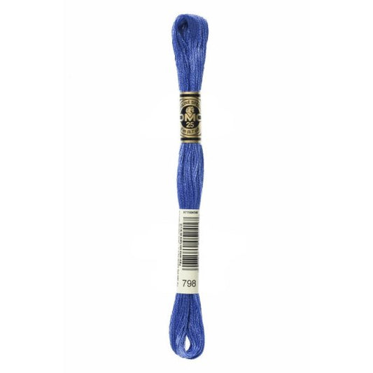 DMC hímzõfonal - 798-dk delft blue