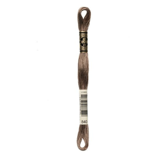 DMC hímzőfonal - 840-md beige brown