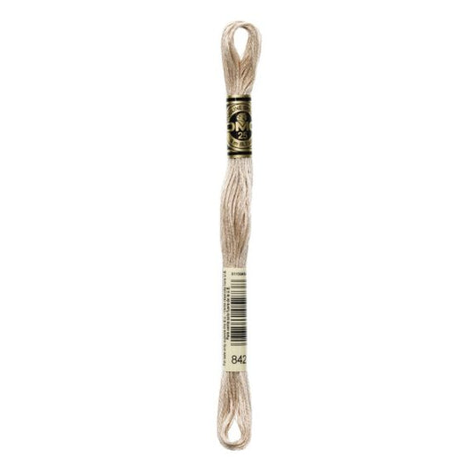 DMC hímzőfonal - 842-vy lt beige brown