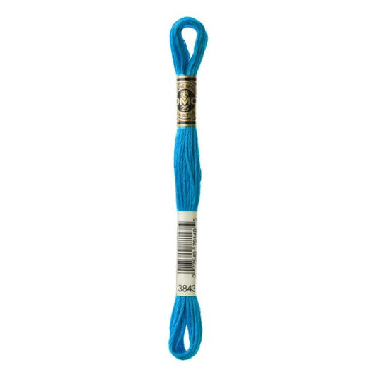 DMC hímzõfonal - 3843-electric blue