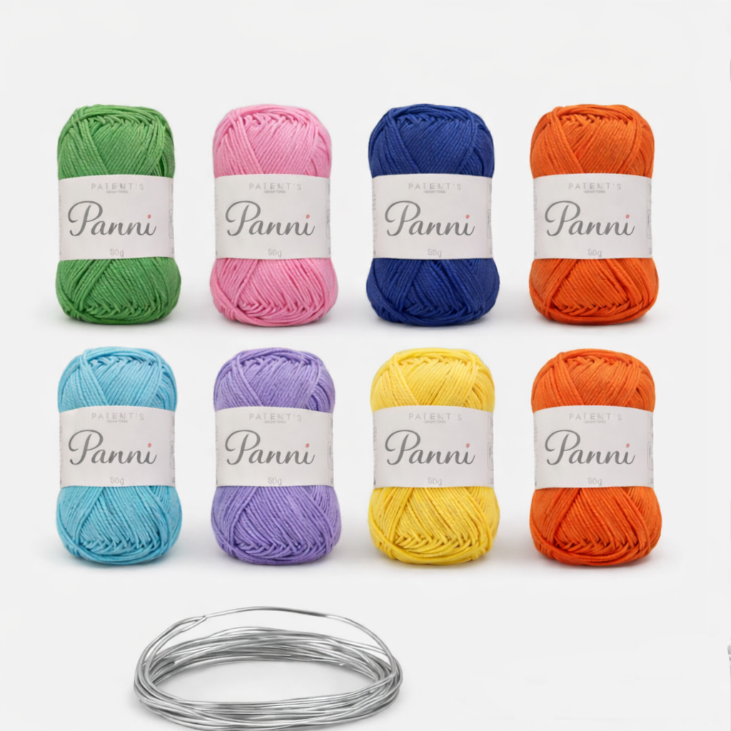 panni kötőfonal és horgoló fonal 100% pamut