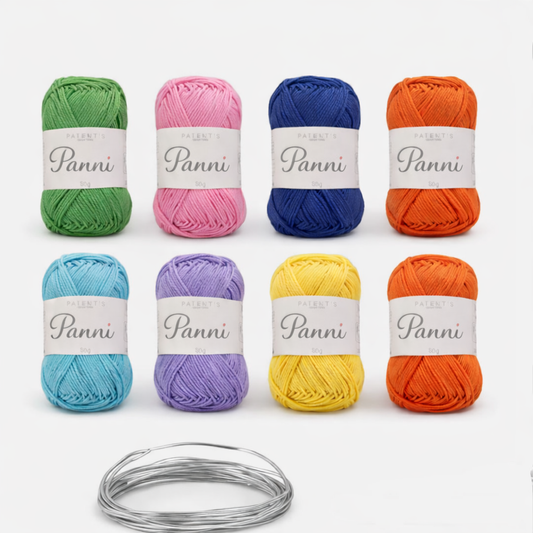 panni kötőfonal és horgoló fonal 100% pamut