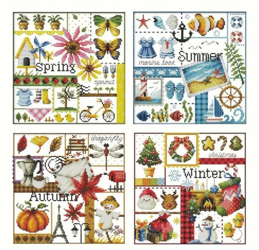 keresztszemes készlet