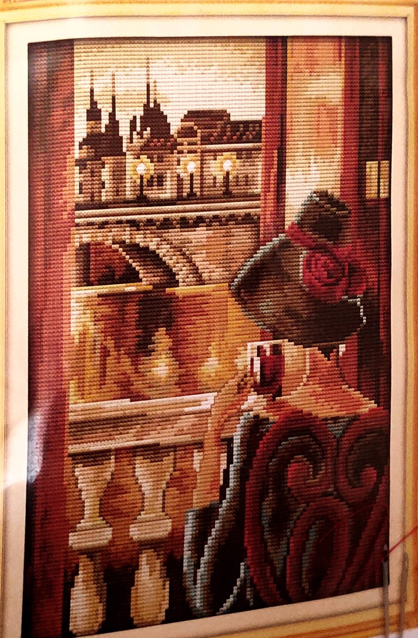 előnyomott keresztszemes készlet