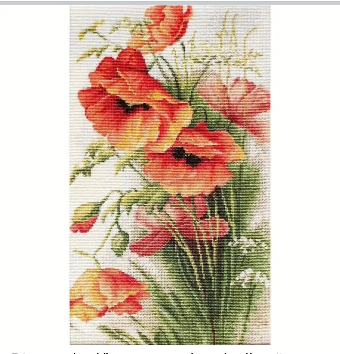 előnyomott keresztszemes készlet