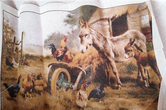 Szamár Keresztszems előnyomott minta