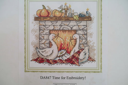 keresztszemes készlet, gobelin